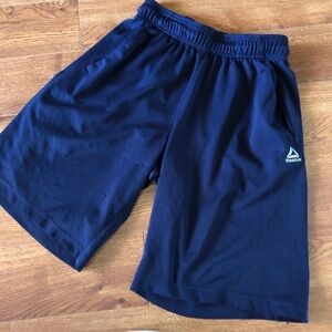 Reebok athletic navy shorts in size S
